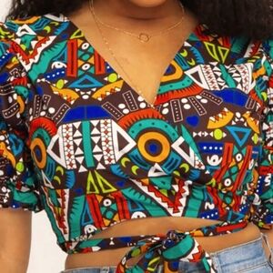 D'IYANU WRAP TOP